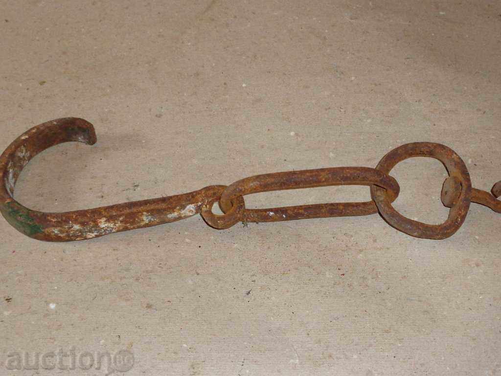 Αρχαία πλαστά άγκιστρο για εκδορά διπλό γάντζο - 6 Αρχαία πλαστά άγκιστρο για εκδορά διπλό γάντζο - 6