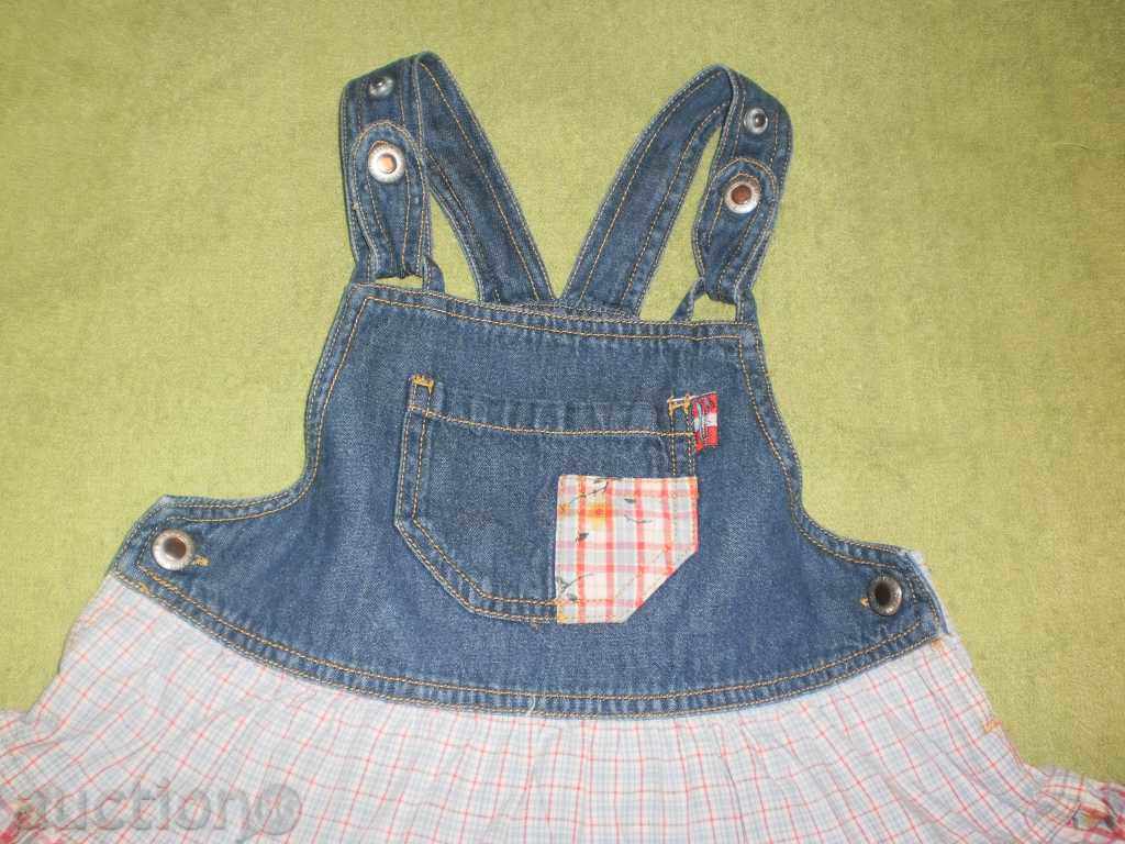 Baby denim skirt size 98, very stylish with price 6.00 BGN | € 3.07 Baby denim skirt size 98, very stylish with price 6.00 BGN | € 3.07