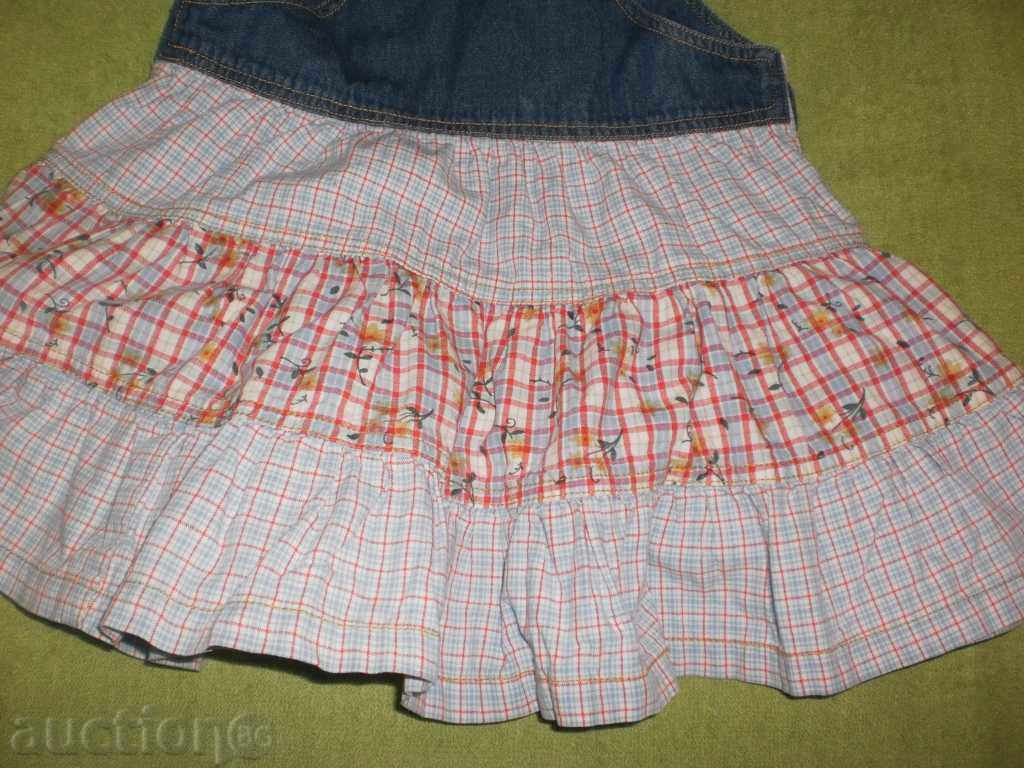 Delivery of Baby denim skirt size 98, very stylish Delivery of Baby denim skirt size 98, very stylish
