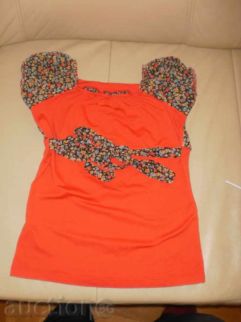 Auction  Tunic with short sleeve, board and belt, size 140