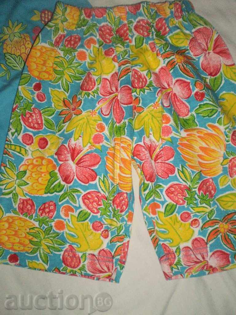 Set for 3-4-year-old girl in t-shirt and shorts with fruit with price 8.00 BGN | € 4.09