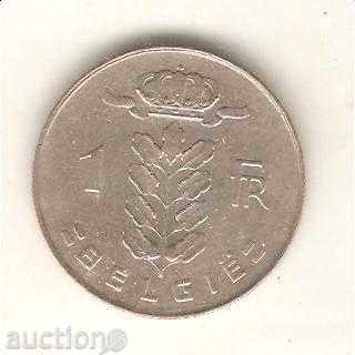 + Βέλγιο 1 Franc 1974 η ολλανδική θρύλος