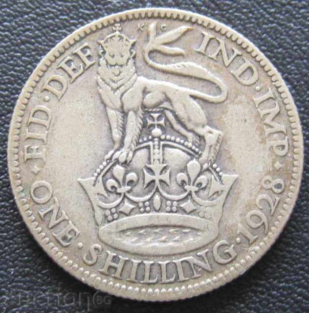 GREAT BRITAIN shilling 1938 silver