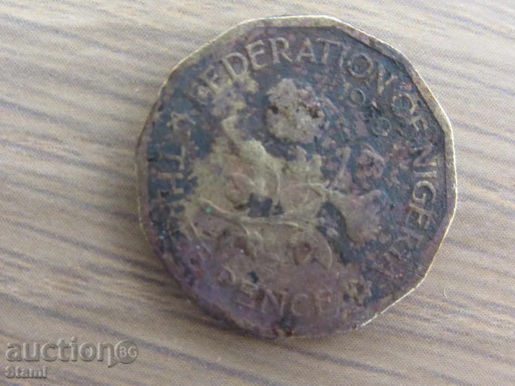 Nigerian Federation - 3 pence, 1959 - 117L - 6 Nigerian Federation - 3 pence, 1959 - 117L - 6