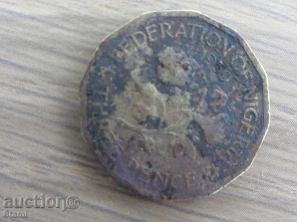 Nigerian Federation - 3 pence, 1959 - 117L - 7 Nigerian Federation - 3 pence, 1959 - 117L - 7