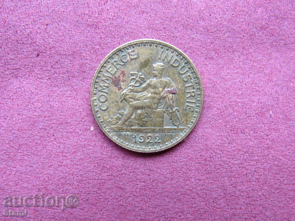 Auction France - 1 franc BON POUR COMMERCE INDUSTRIE, 1922 - 325m Auction France - 1 franc BON POUR COMMERCE INDUSTRIE, 1922 - 325m