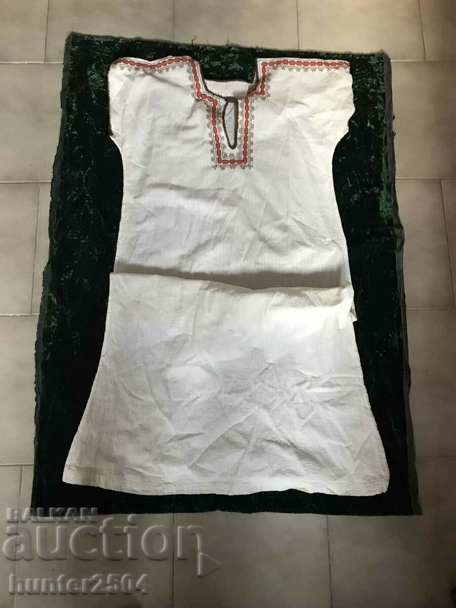 A shirt with embroidery