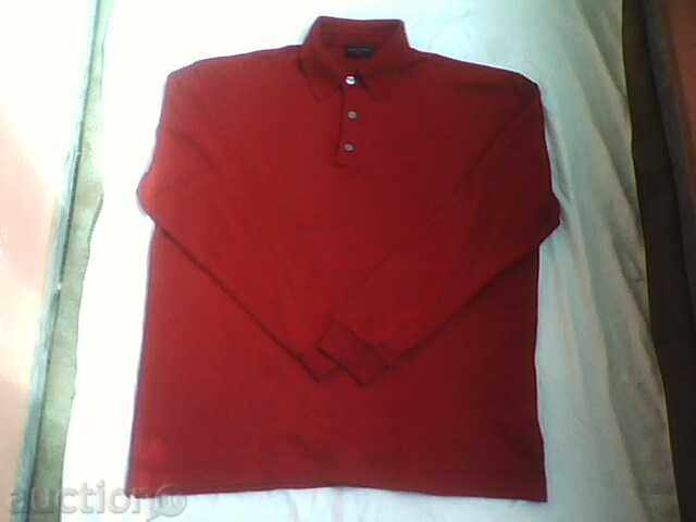 Pierre Cardin male red thin shirt size XXL