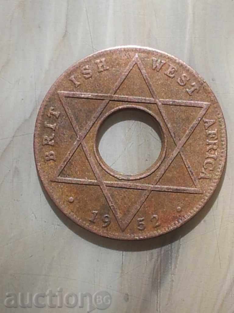 British West Africa - 1/10 pennies, 1952 - 327m