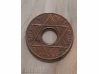 Africa de Vest Britanice - 1/10 penny 1952 - 314m, rare