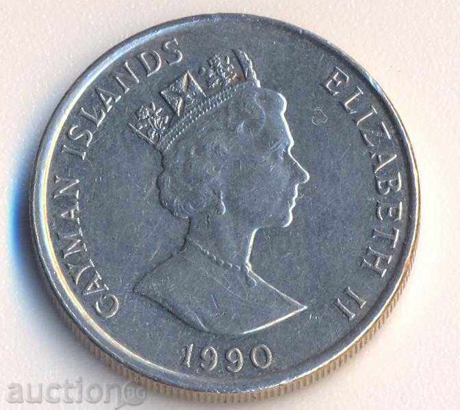 Кайманови острови 25 цента 1990 година с цена € 1.84 | 3.60 лв.