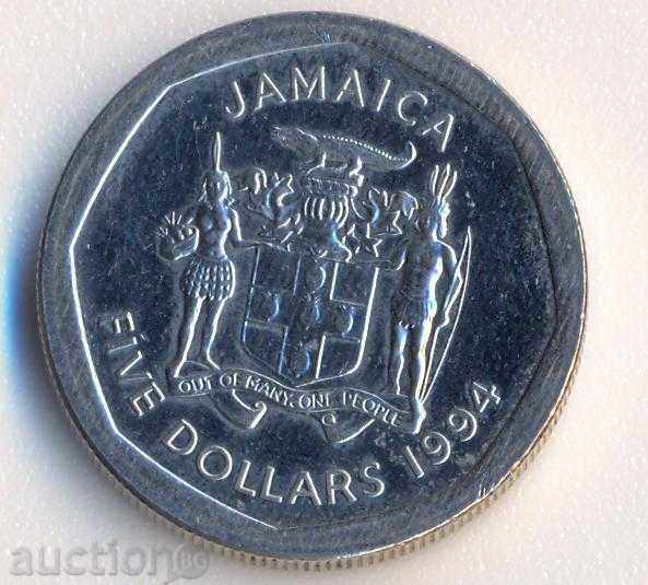 Ямайка 5 долара 1994 година