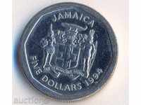 Jamaica 5 dollars 1994
