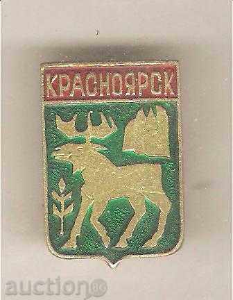 Badge USSR Krasnoyarsk