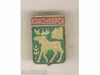 Badge USSR Krasnoyarsk