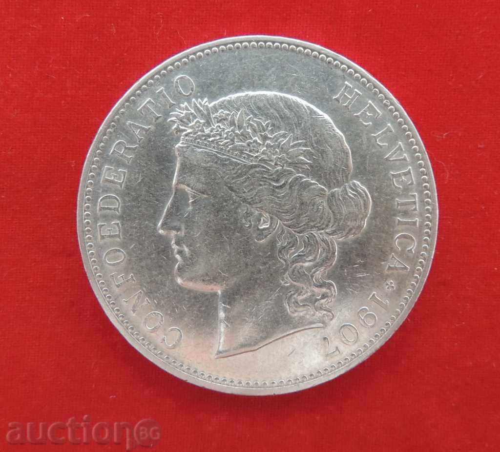 5 Francs 1907 B Switzerland - QUALITY - NO MADE IN CHINA with price 656.00 BGN | € 335.41 5 Francs 1907 B Switzerland - QUALITY - NO MADE IN CHINA with price 656.00 BGN | € 335.41