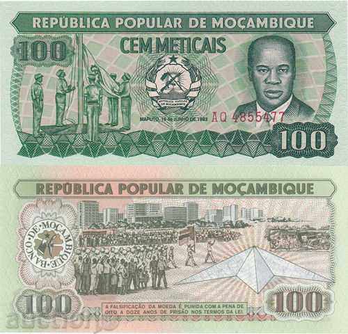 ZORBA AUCTIONS MOZAMBIC 100 MECKS 1983 UNC