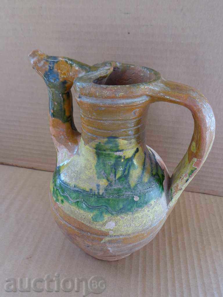 Auction Old ceramic crown, vinegar, ceramics Auction Old ceramic crown, vinegar, ceramics