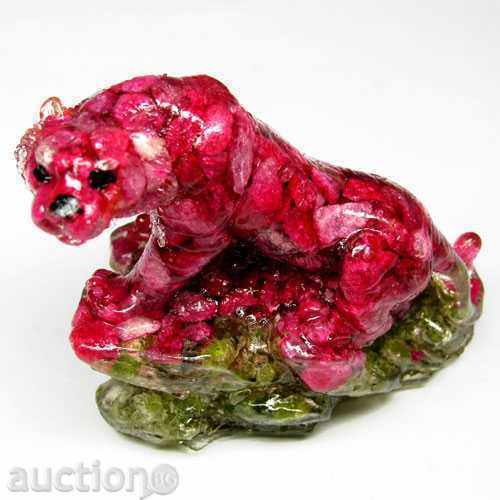 Auction UNIQUE FIGURE TIGER RUBINS AND PERIDODE Auction UNIQUE FIGURE TIGER RUBINS AND PERIDODE