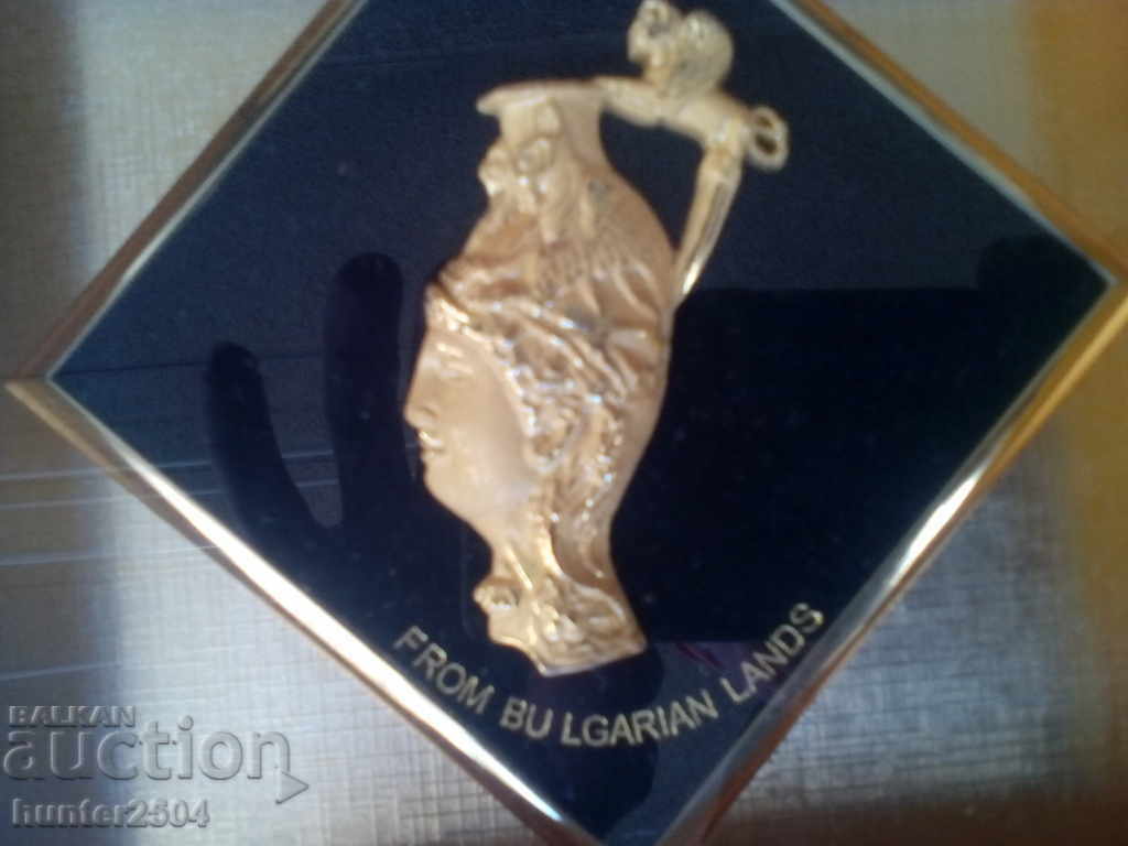 Plastic panel-Panagyur treasure, gilded frame, wood/glass with price 49.95 BGN | € 25.54