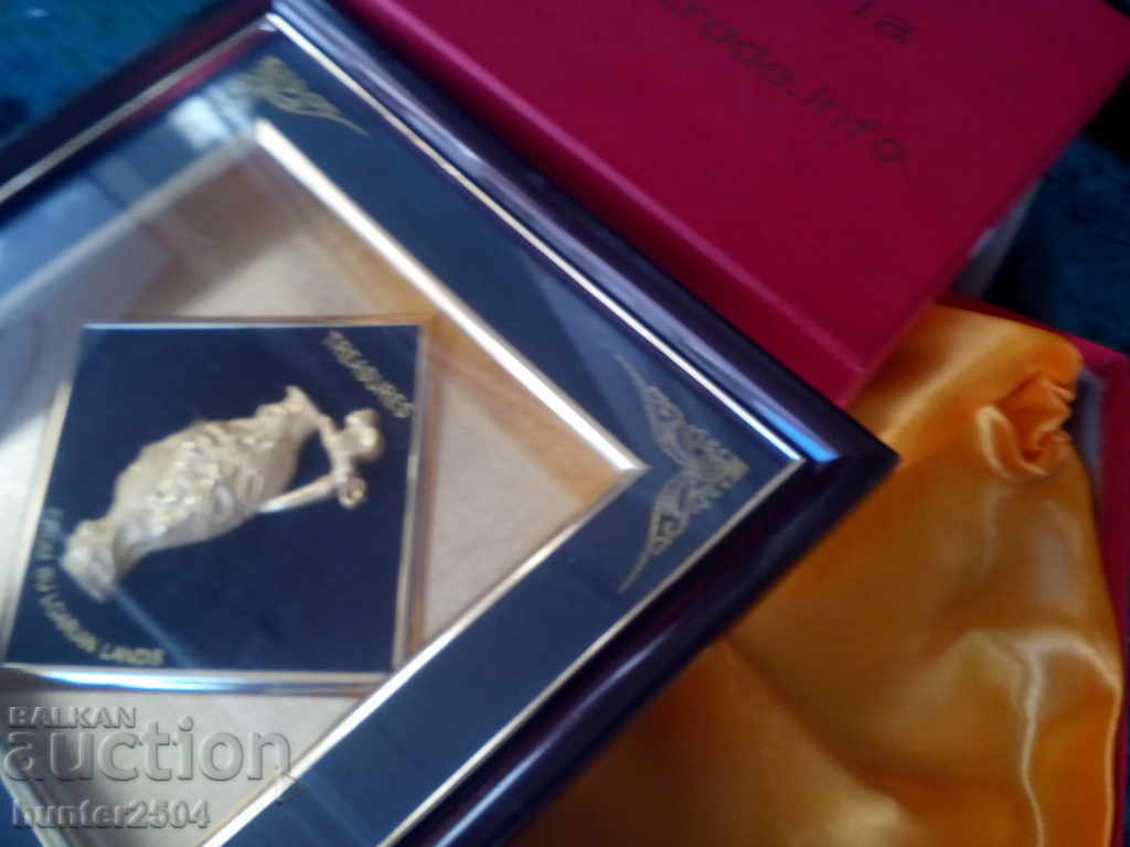 Auction  Plastic panel-Panagyur treasure, gilded frame, wood/glass