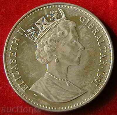 1 Kroon 1991 Gibraltar cu preț € 12.99 | 25.41 BGN