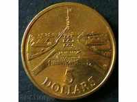 5 долара 1988, Австралия