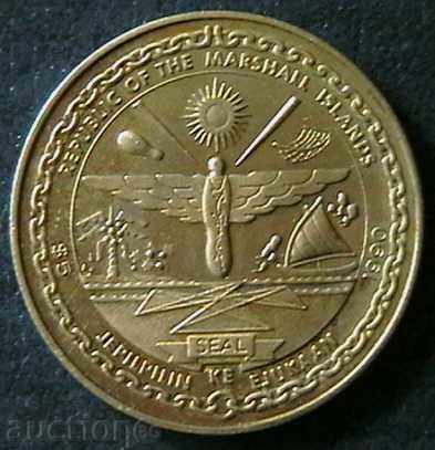 5 δολάρια 1990, Νησιά Μάρσαλ με τιμή € 20.45 | 40.00 BGN