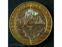 20 franci 1992 (Mont Saint Michel), Franța