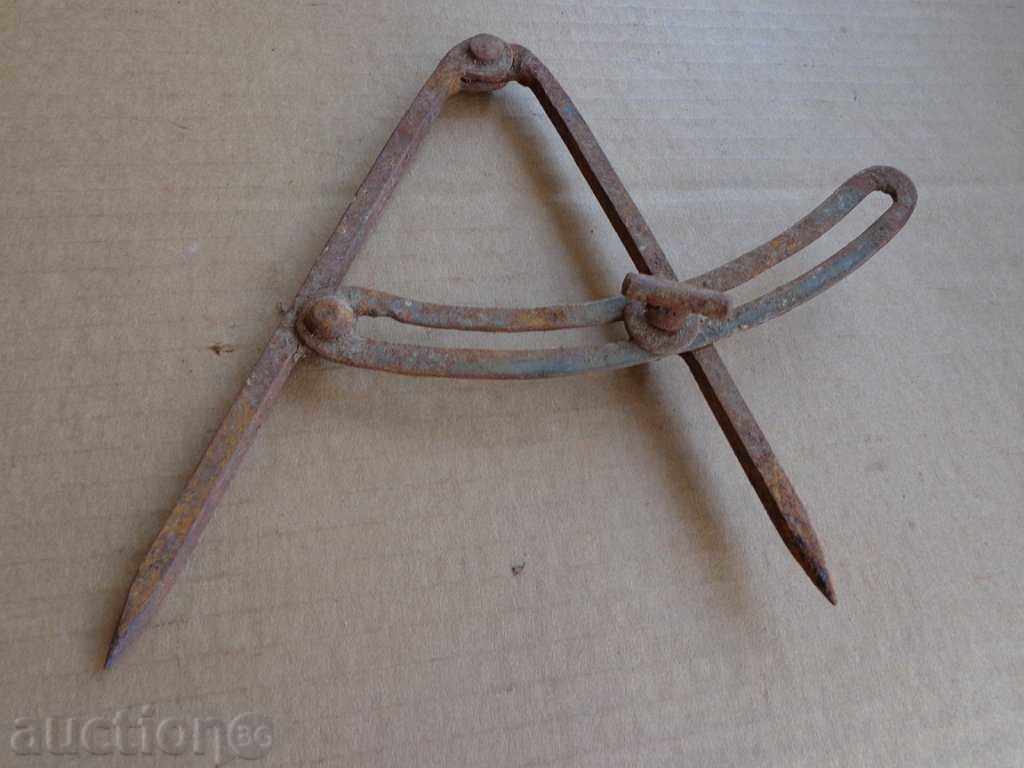 Auction  An old tinplate for sheet metal