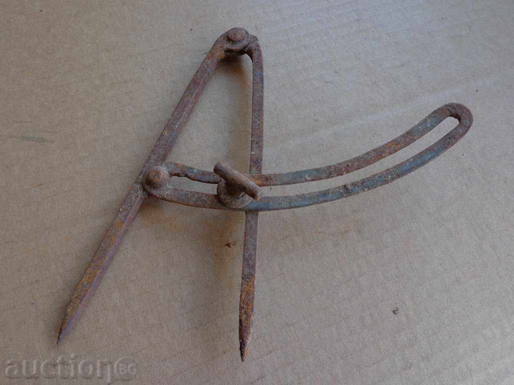 An old tinplate for sheet metal