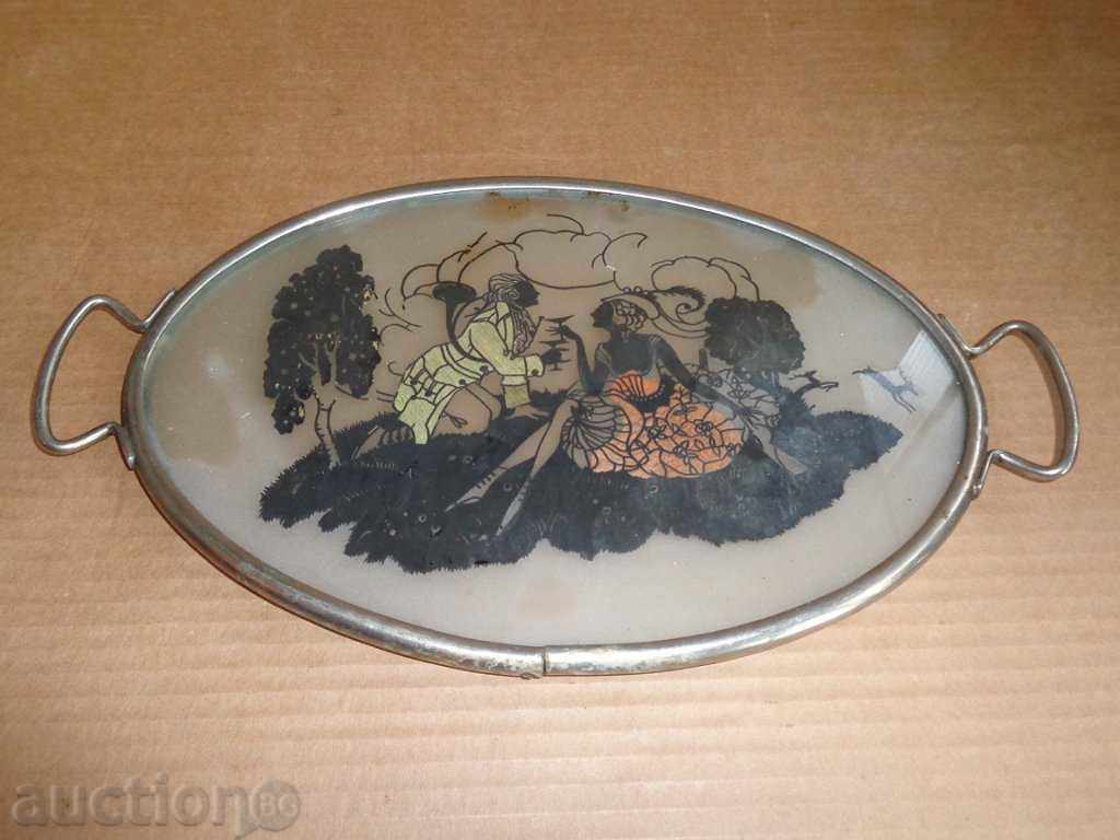 Old city tray, tray, tray with price 48.00 BGN | € 24.54