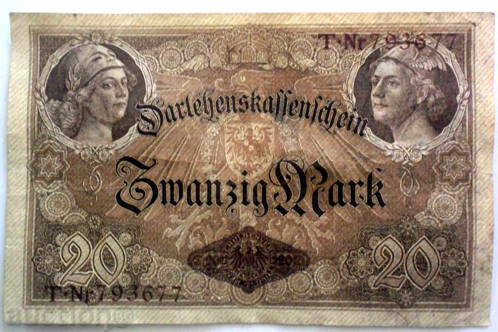 5 and 20 Marks -1914 GERMANY - 6 5 and 20 Marks -1914 GERMANY - 6