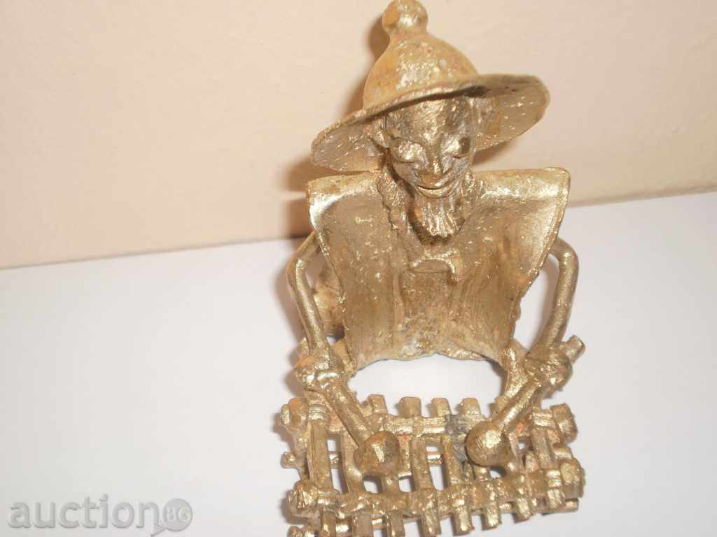 figura de bronz de muzician marimba-serie - 5