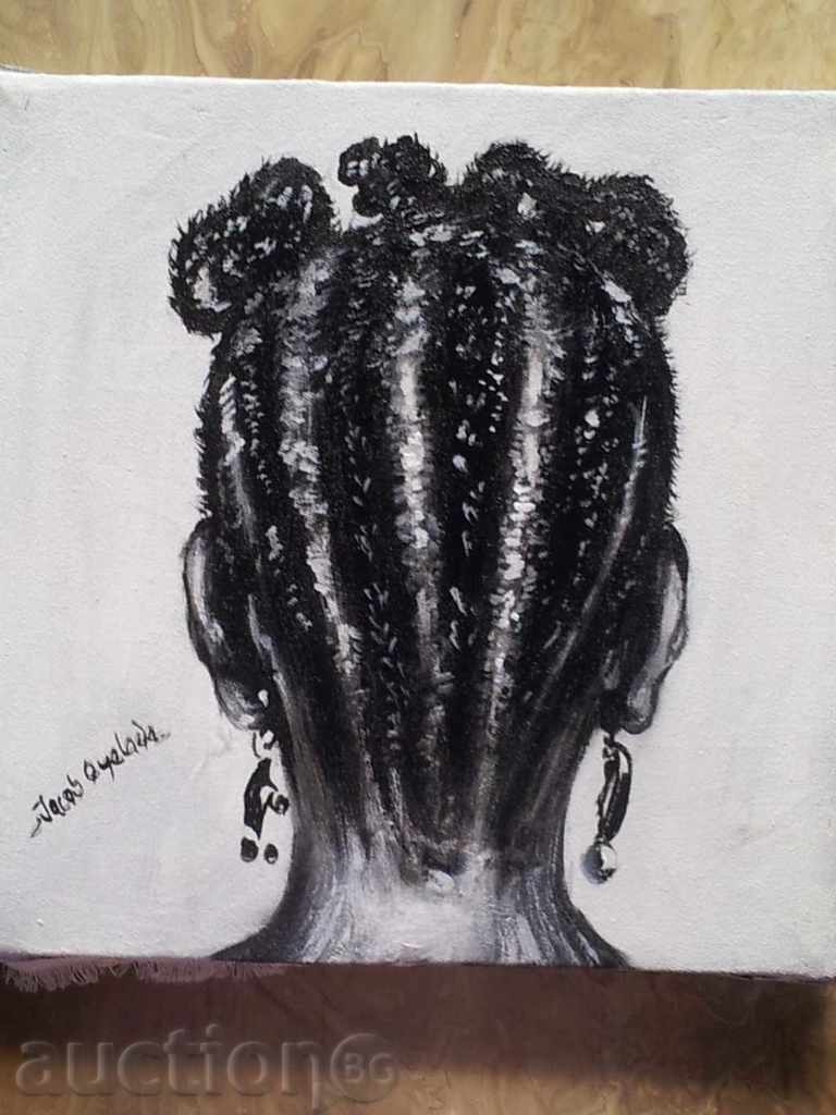 Clasice stil african seria-1 pictură în ulei Clasice stil african seria-1 pictură în ulei