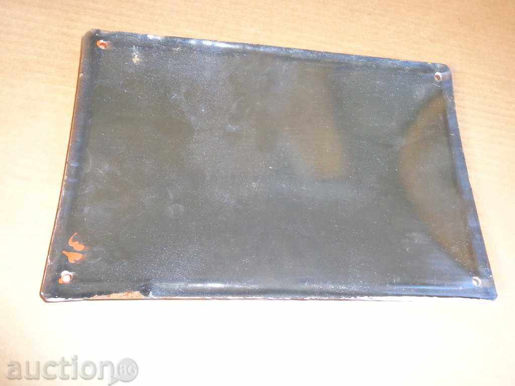 Delivery of Soother enamelled plate, plate Delivery of Soother enamelled plate, plate