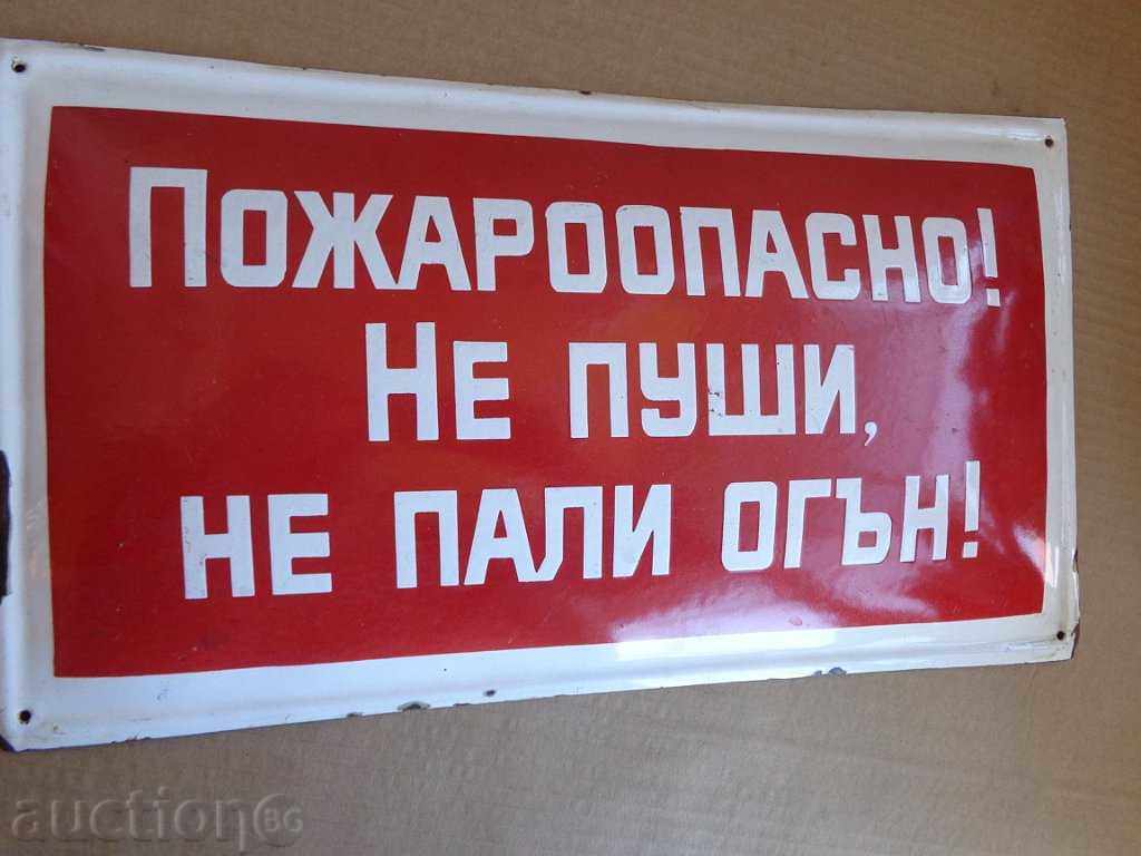 Auction  Soother enamelled plate, plate