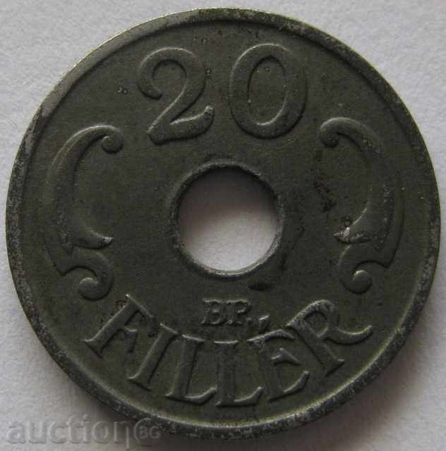20 филера  1941г. - Унгария