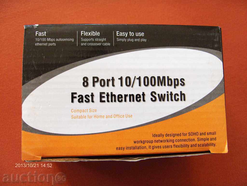 Auction *$*Y*$* SWITCH 8 PORT 10/100 Mbps SWITCH "START BIT" *$*Y*$* Auction *$*Y*$* SWITCH 8 PORT 10/100 Mbps SWITCH "START BIT" *$*Y*$*