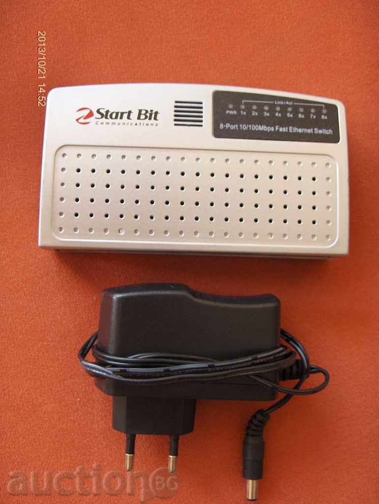 *$*Y*$* СУИЧ 8 PORT 10/100 Mbps SWITCH "START BIT" *$*Y*$* - 5 *$*Y*$* СУИЧ 8 PORT 10/100 Mbps SWITCH "START BIT" *$*Y*$* - 5