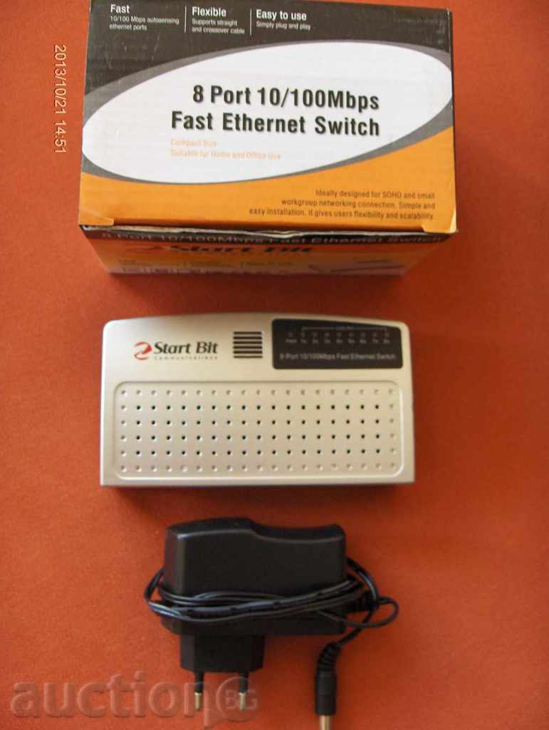 *$*Y*$* SWITCH 8 PORT 10/100 Mbps SWITCH "START BIT" *$*Y*$* - 6 *$*Y*$* SWITCH 8 PORT 10/100 Mbps SWITCH "START BIT" *$*Y*$* - 6