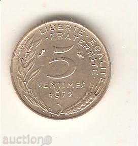+ France 5 centimeters 1972