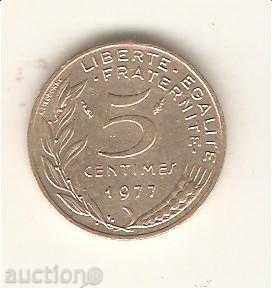 + Γαλλία 5 centimes 1977