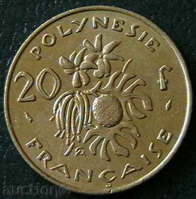 20 Franc 1975, French Polynesia