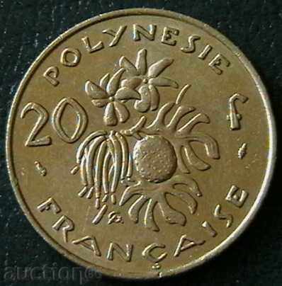 20 CHF 1975, Polinezia Franceză