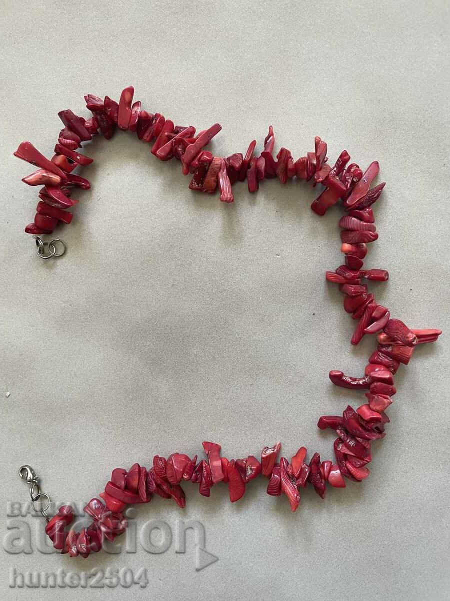 Auction Necklace - coral, 45 cm Auction Necklace - coral, 45 cm