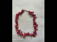 Necklace - coral, 45 cm