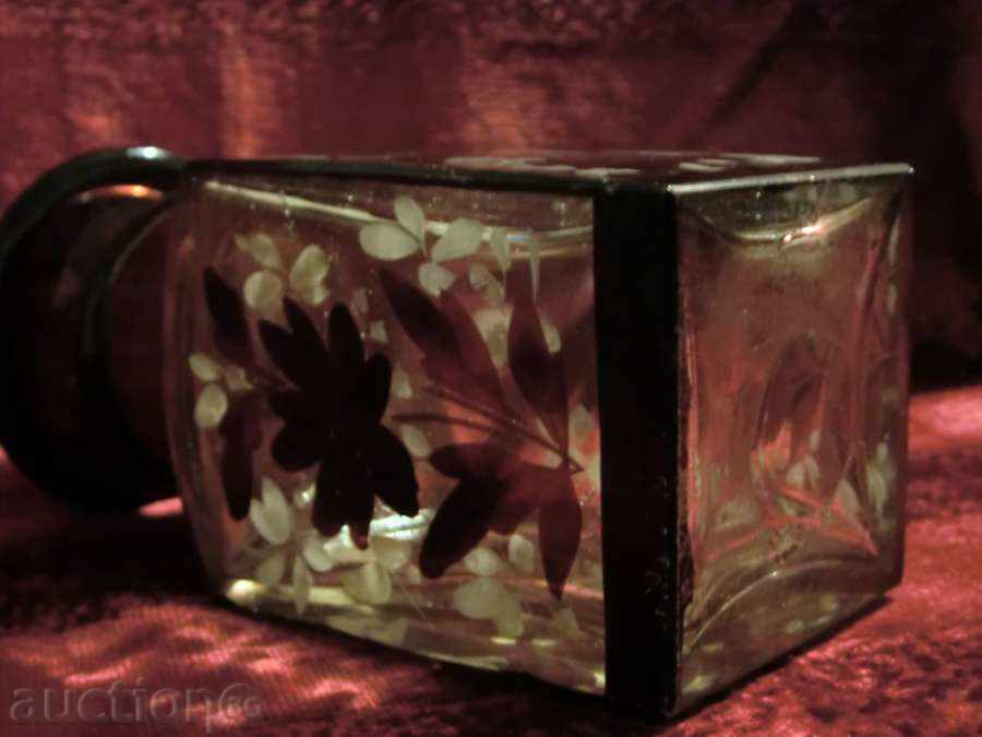 UNIQUE OLIVE CRISTAL OLD BOTTLE - XIX. - 5 UNIQUE OLIVE CRISTAL OLD BOTTLE - XIX. - 5