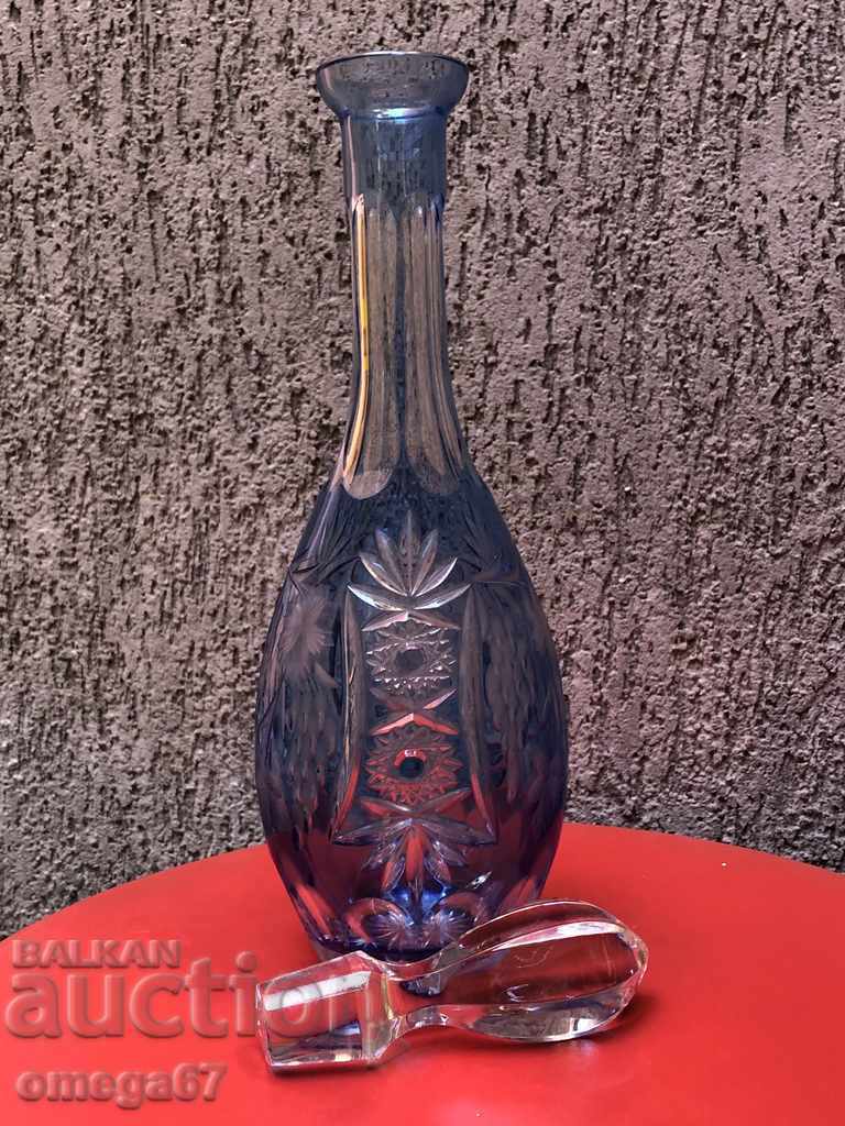 Аукцион Масивна кристална гарафа за алкохол Аукцион Масивна кристална гарафа за алкохол