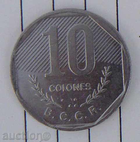 10 1992 coloană Costa Rica